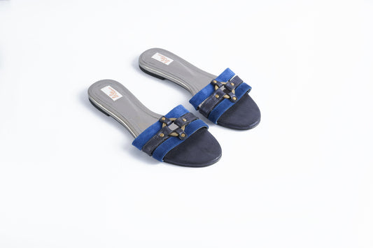 Leather Sandals with Elegant Ring Accent